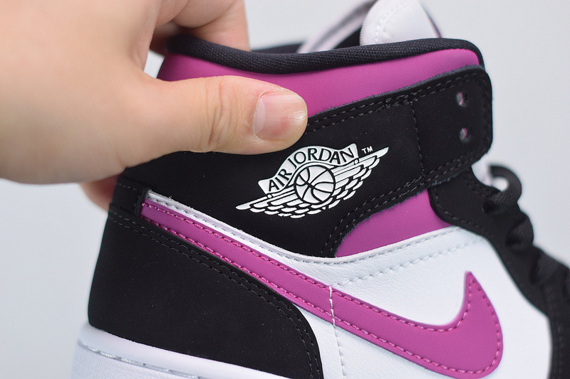 air jordan 1 mid magenta bq6472-005