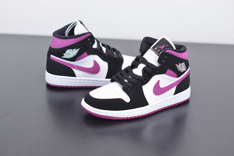 air jordan 1 mid magenta bq6472-005