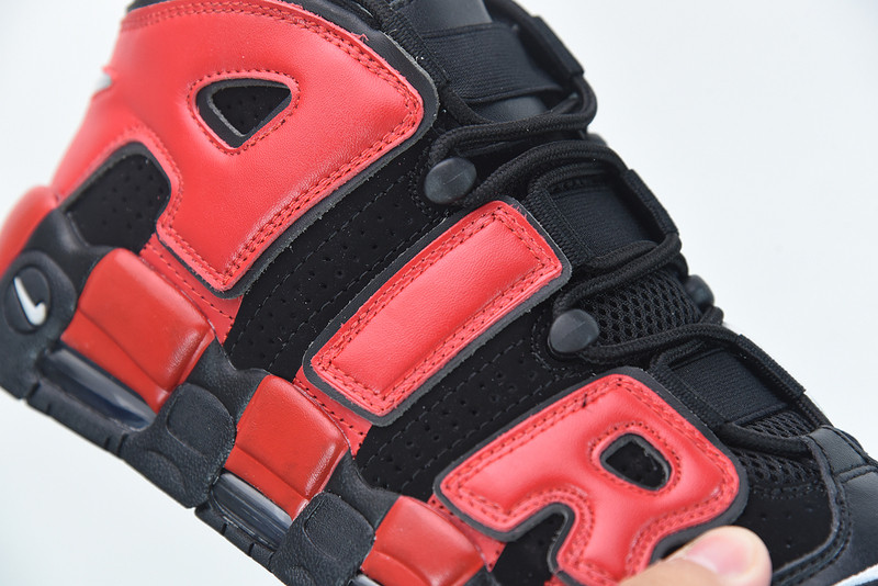 nike air more uptempo gs black red blue dm0017-001