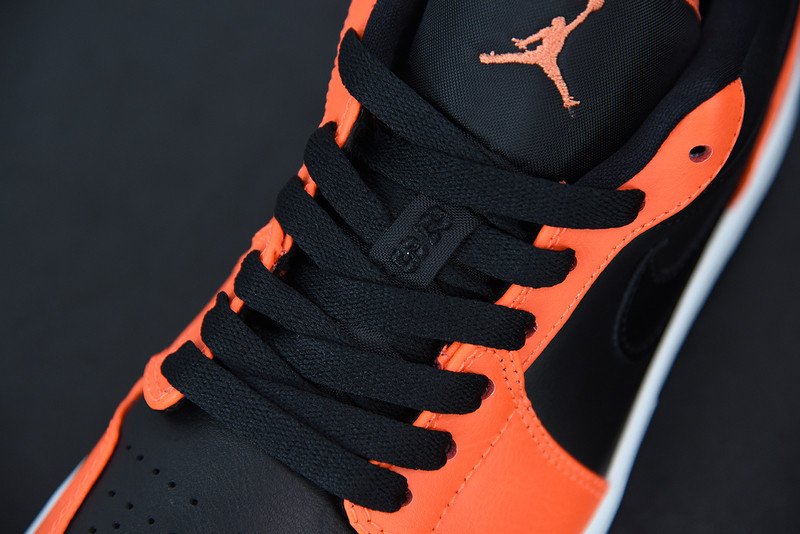 air jordan 1 low se black turf orange ck3022-008