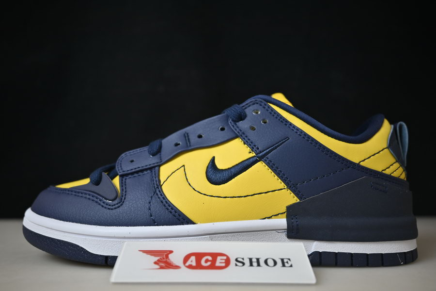 nike dunk low disrupt 2 "michigan" dv4024-400