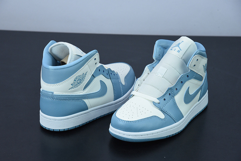 air jordan 1 mid “unc” bq6472-141