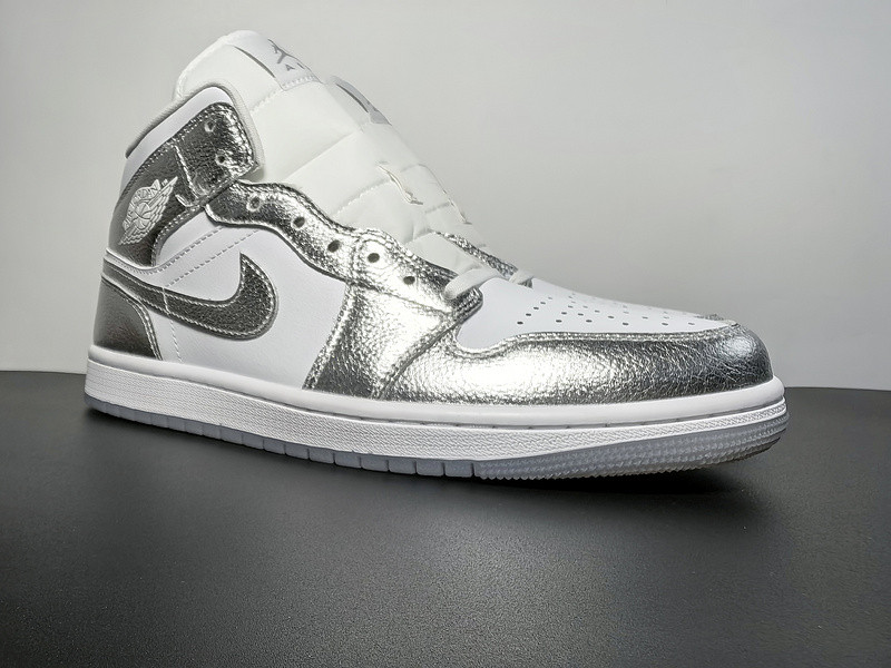 Air Jordan 1 Mid SE Metallic Silver FN5031-100