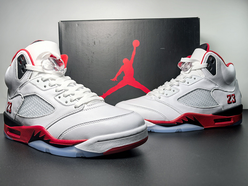 Air Jordan 5 Fire Red Black Tongue HQ7978-101