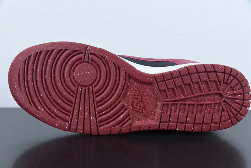 nike dunk low next nature appears in wine red and black dn1431-002