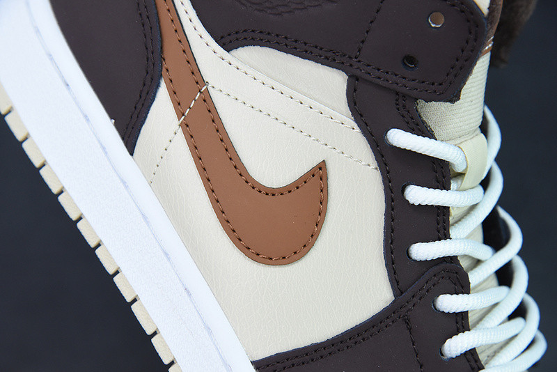 air jordan 1 mid se brown basalt oatmeal do6699-200