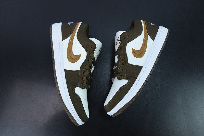 air jordan 1 low se “light olive” dv0426-301
