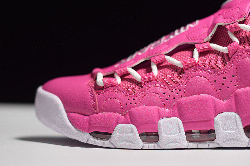 nike air more money qs "pinkfire" aj7383-600