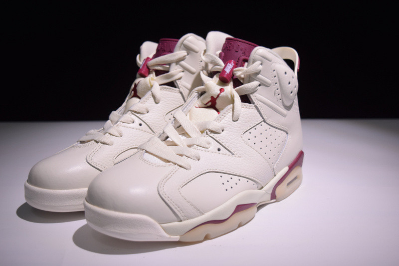 air jordan 6 retro "maroon" 384664-116