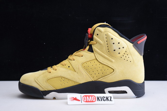 air jordan 6 yellow x travis scott cn1084-300